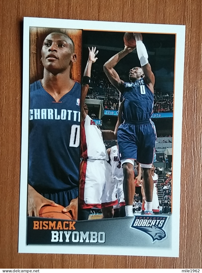 ST 11 - NBA SEASONS 2013-14, Sticker, Autocollant, PANINI, No 115 Bismack Biyombo Charlotte Bobcats - Books