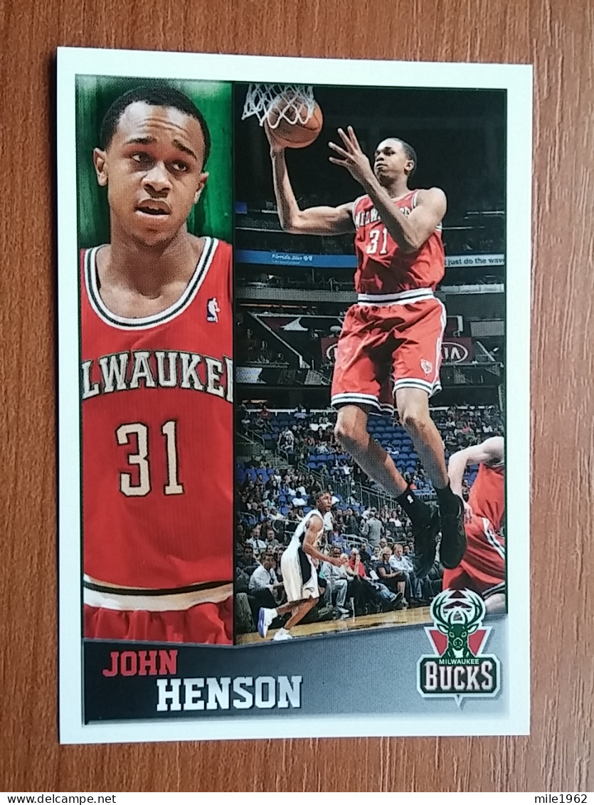 ST 12 - NBA SEASONS 2013-14, Sticker, Autocollant, PANINI, No 99 John Henson Milwaukee Bucks - Livres