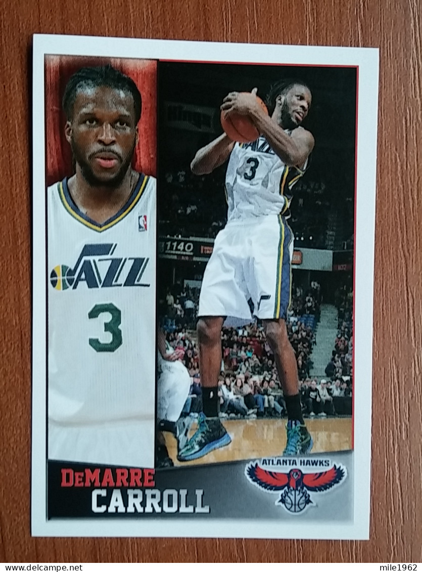 ST 12 - NBA SEASONS 2013-14, Sticker, Autocollant, PANINI, No 108 DeMarre Carroll Atlanta Hawks - Livres