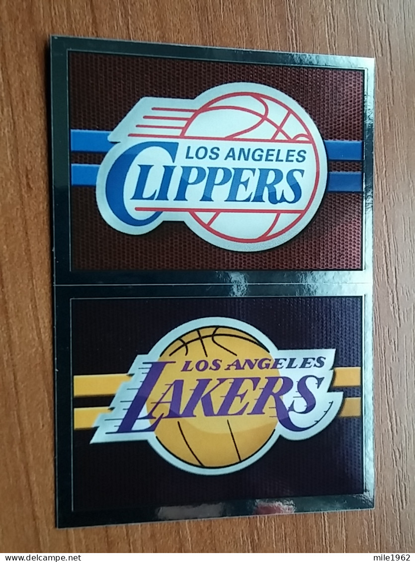 ST 12 - NBA SEASONS 2013-14, Sticker, Autocollant, PANINI, No A27, Logo, Los Angeles Clippers, Lakers - Books