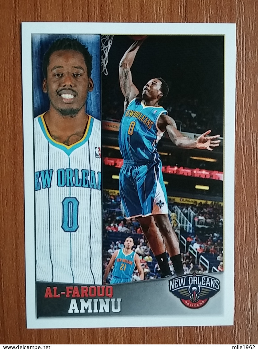 ST 12 - NBA SEASONS 2013-14, Sticker, Autocollant, PANINI, No 188 Al-Farouq Aminu New Orleans Pelicans - Livres