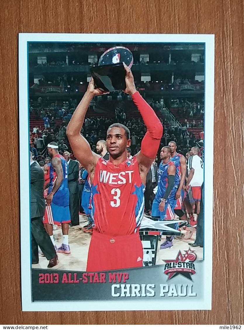 ST 12 - NBA SEASONS 2013-14, Sticker, Autocollant, PANINI, No 334 Chris Paul - All-Star MVP - Books