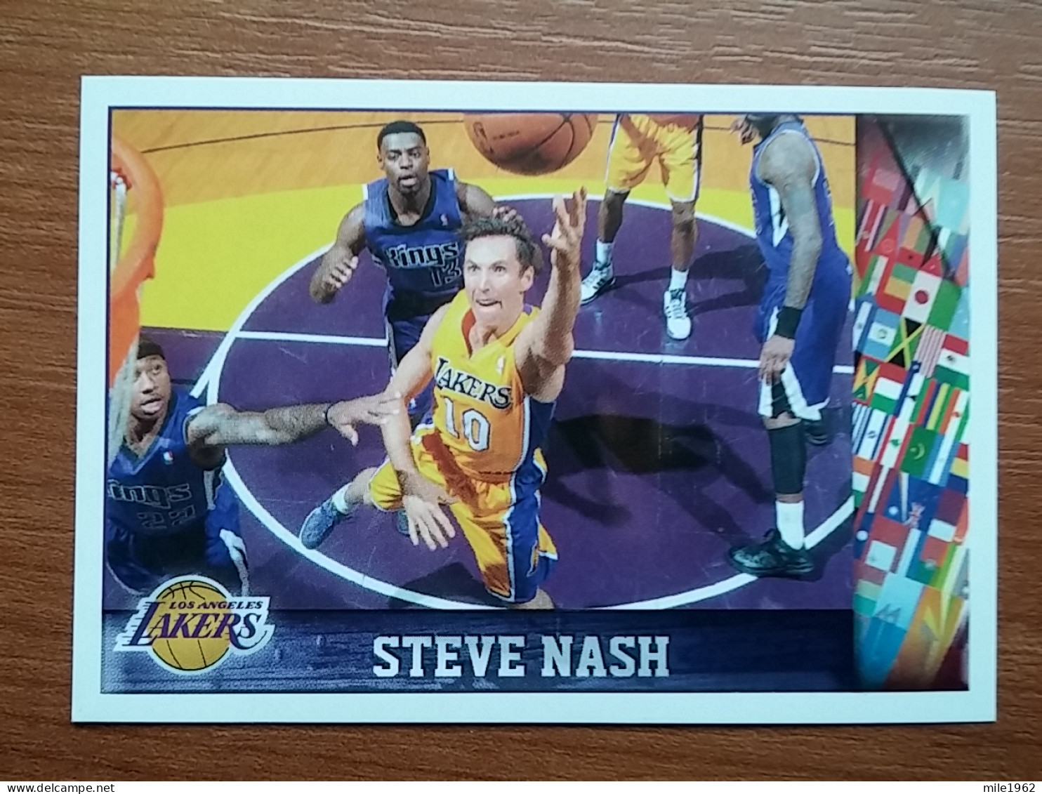 ST 12 - NBA SEASONS 2013-14, Sticker, Autocollant, PANINI, No 322 Steve Nash Los Angeles Lakers - Books