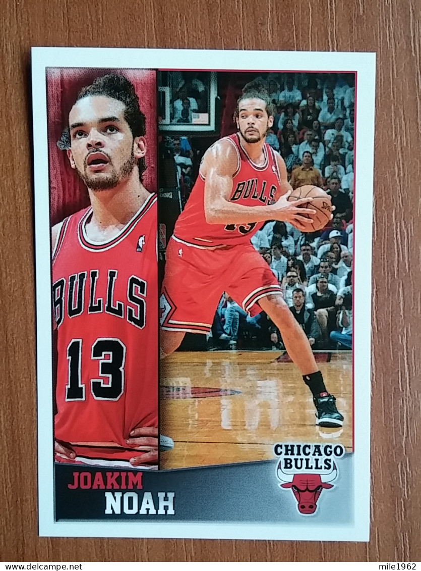 ST 12 - NBA SEASONS 2013-14, Sticker, Autocollant, PANINI, No 55 Joakim Noah Chicago Bulls - Books