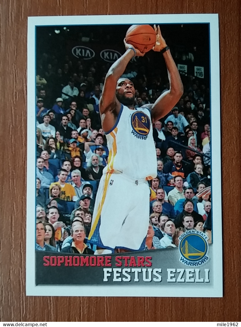 ST 13 - NBA SEASONS 2013-14, Sticker, Autocollant, PANINI, No 356 Festus Ezeli Golden State Warriors - Livres