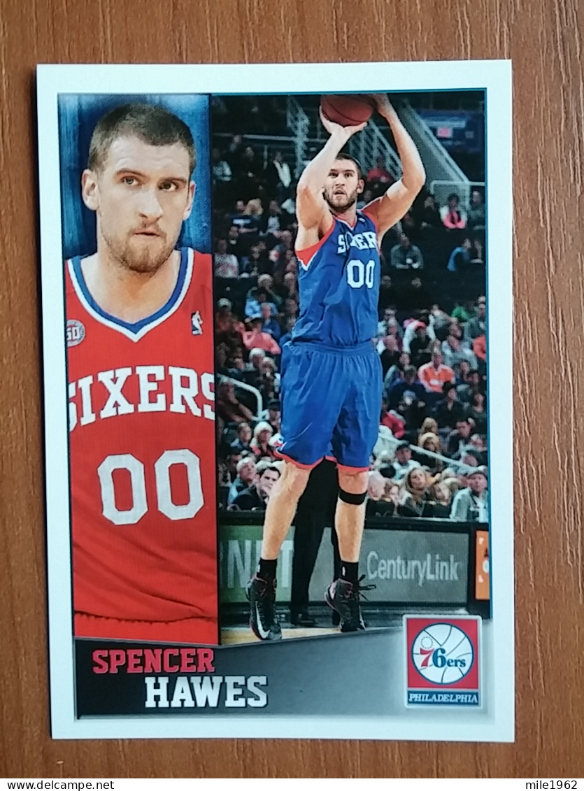 ST 13 - NBA SEASONS 2013-14, Sticker, Autocollant, PANINI, No 38 Spencer Hawes Philadelphia 76ers - Livres