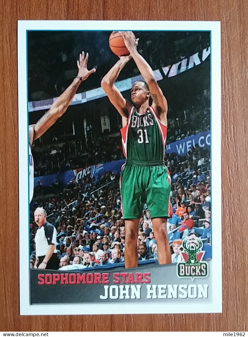 ST 13 - NBA SEASONS 2013-14, Sticker, Autocollant, PANINI, No 355 John Henson Milwaukee Bucks - Libros