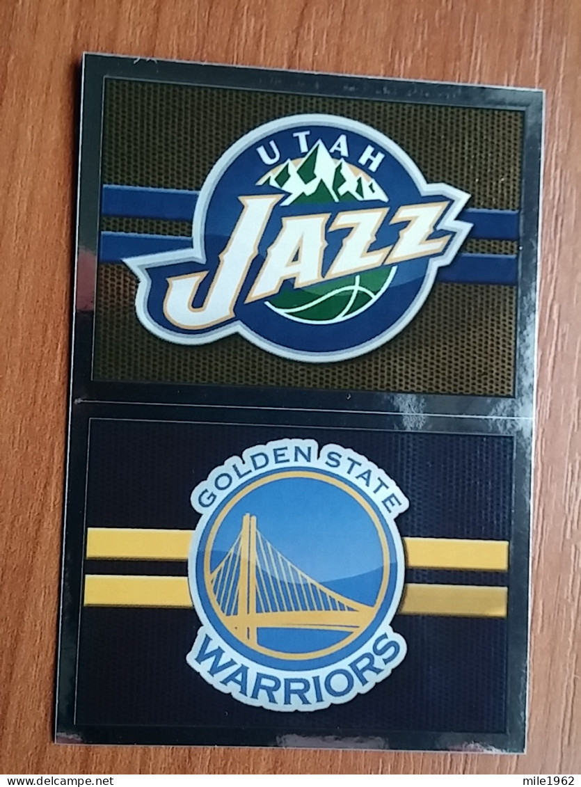 ST 13 - NBA SEASONS 2013-14, Sticker, Autocollant, PANINI, No Logo (A25-A26), Utah, Golden State Warriors - Livres