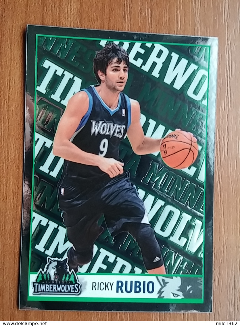 ST 13 - NBA SEASONS 2013-14, Sticker, Autocollant, PANINI, No 224 Ricky Rubio Minnesota Timberwolves - Libros