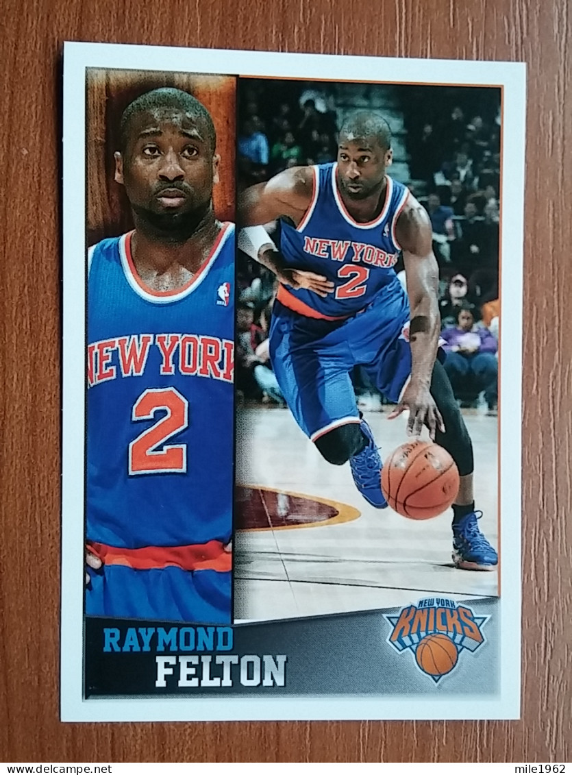 ST 13 - NBA SEASONS 2013-14, Sticker, Autocollant, PANINI, No 32 Raymond Felton New York Knicks - Books