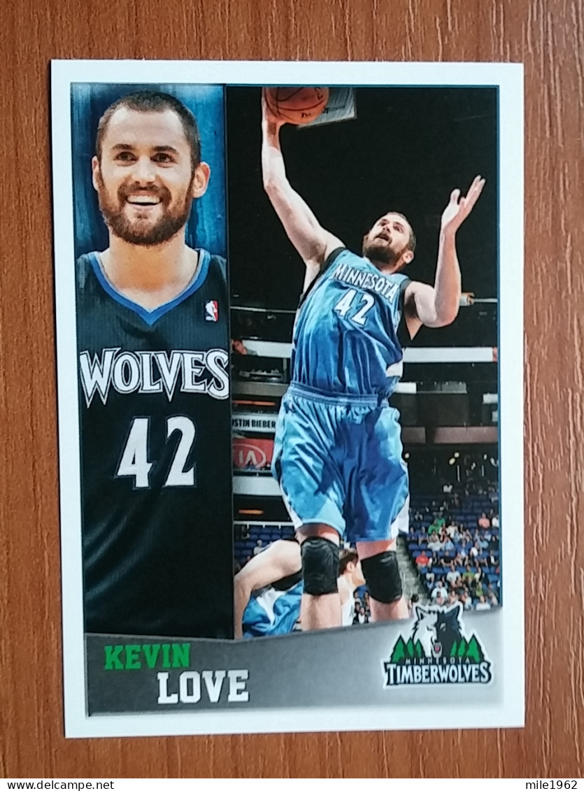 ST 13 - NBA SEASONS 2013-14, Sticker, Autocollant, PANINI, No 216 Kevin Love Minnesota Timberwolves - Libros