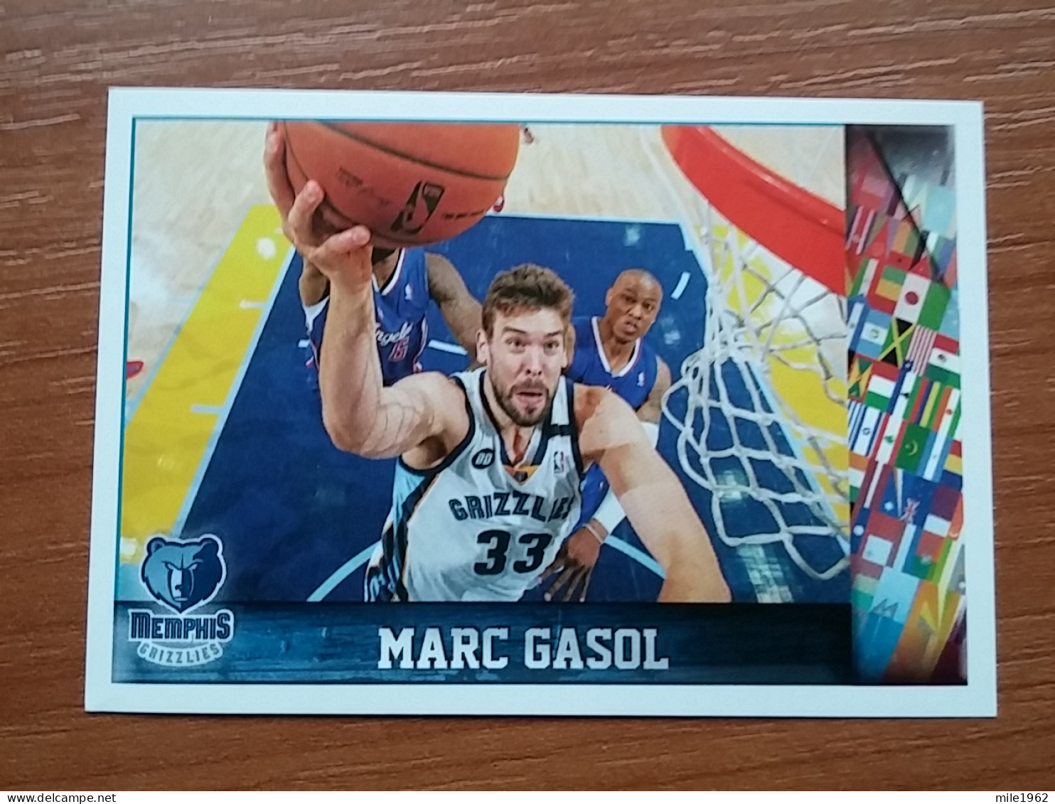 ST 15 - NBA SEASONS 2013-14, Sticker, Autocollant, PANINI, No 316 Marc Gasol Memphis Grizzlies - Books