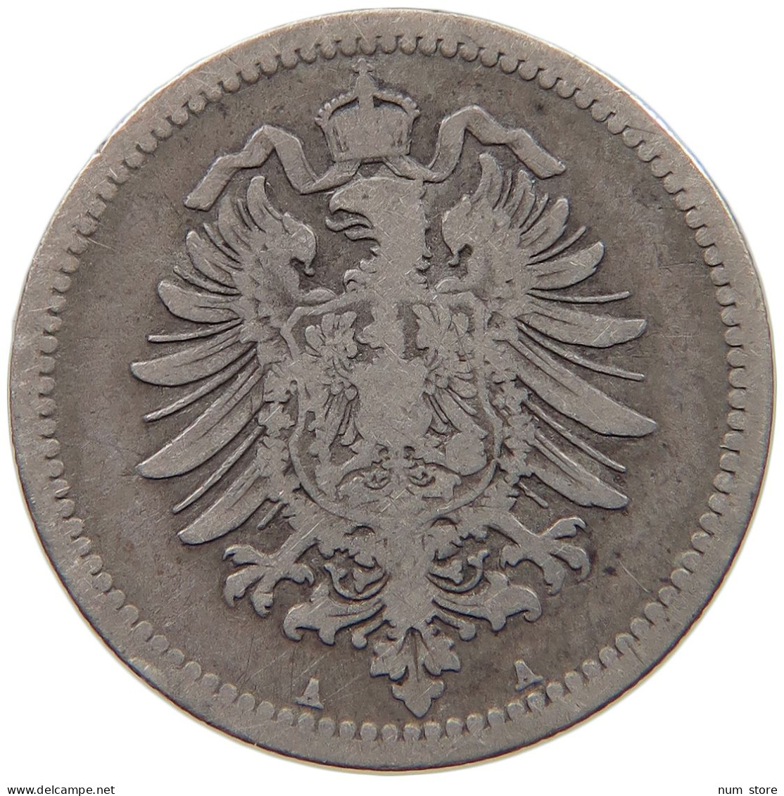 KAISERREICH 50 PFENNIG 1876 A  #c045 0223 - 50 Pfennig