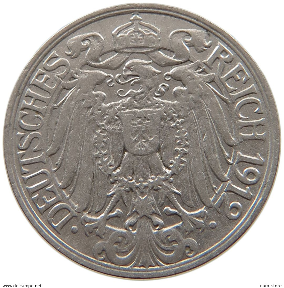 KAISERREICH 25 PFENNIG 1912 A  #a086 0969 - 25 Pfennig