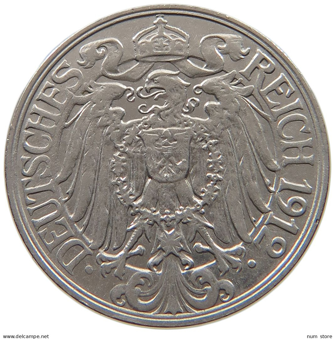 KAISERREICH 25 PFENNIG 1912 A  #a046 0055 - 25 Pfennig