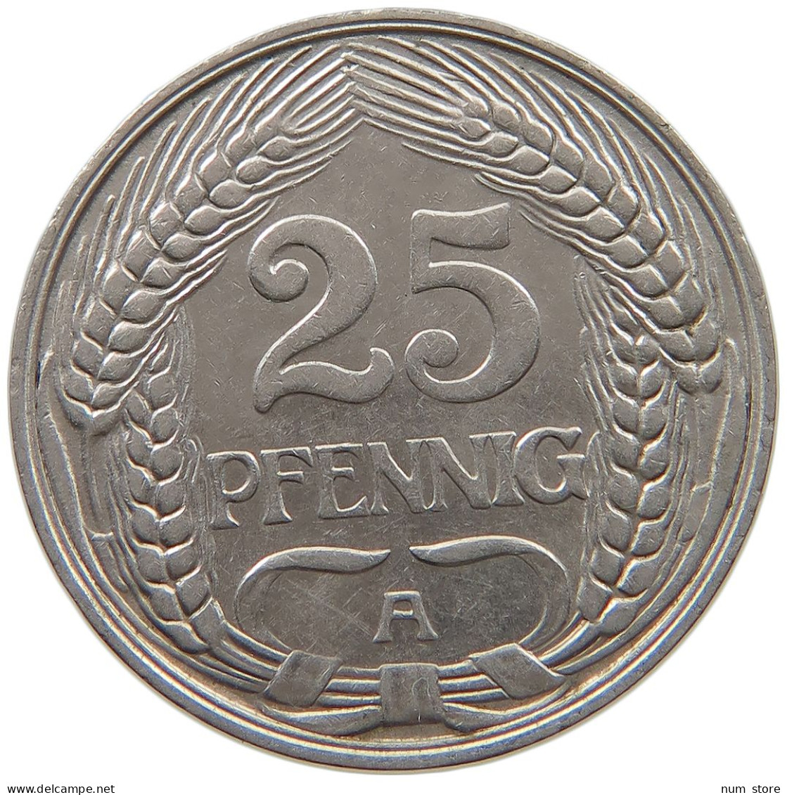 KAISERREICH 25 PFENNIG 1911 A  #s061 0361 - 25 Pfennig