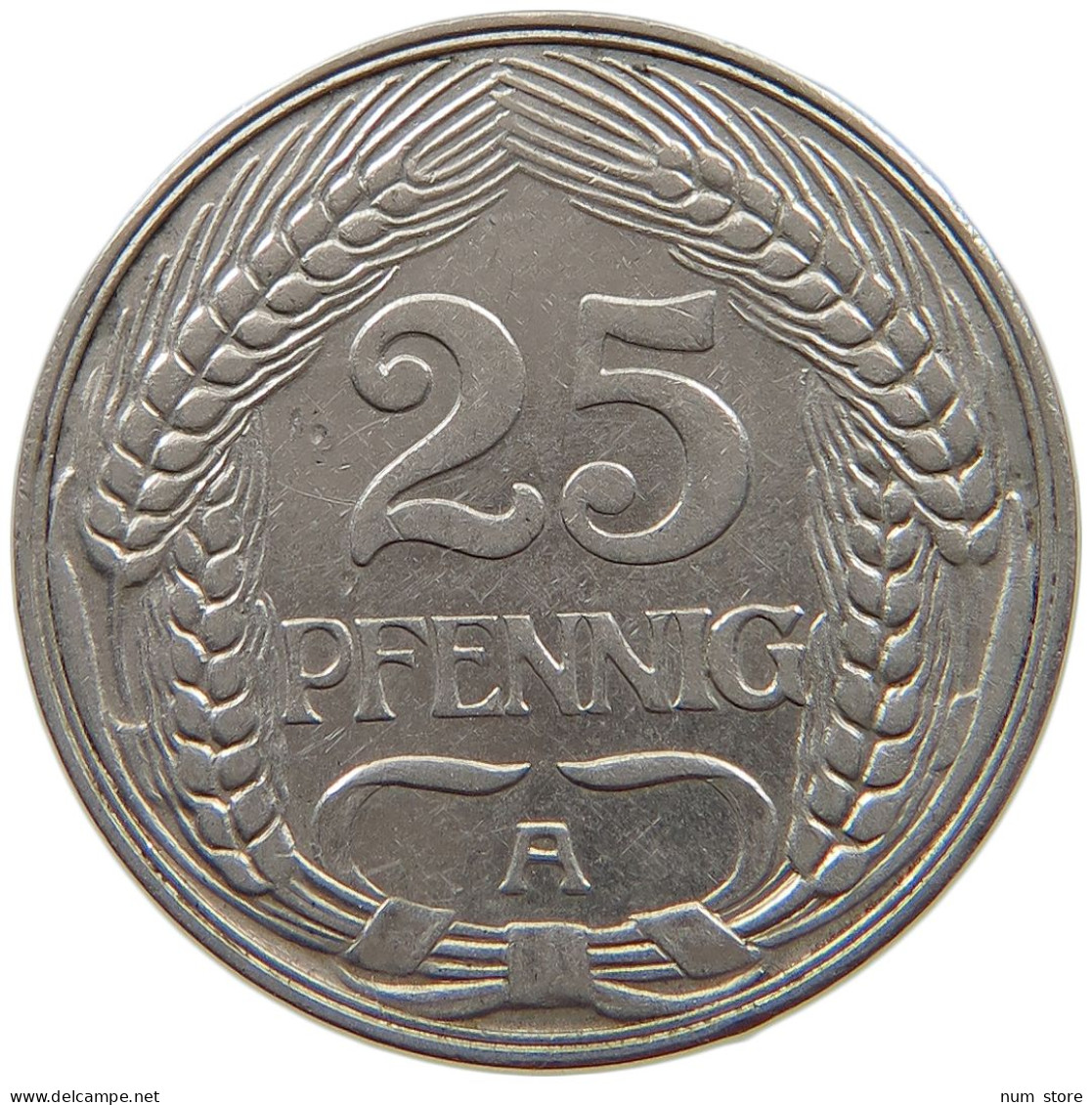 KAISERREICH 25 PFENNIG 1911 A  #a086 0989 - 25 Pfennig