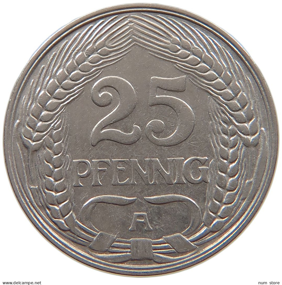 KAISERREICH 25 PFENNIG 1911 A  #a086 0967 - 25 Pfennig