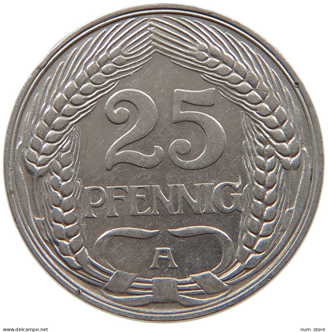 KAISERREICH 25 PFENNIG 1911 A  #a086 0907 - 25 Pfennig