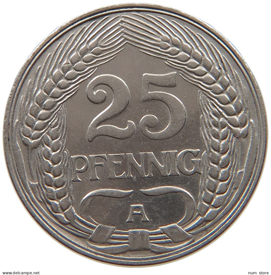 KAISERREICH 25 PFENNIG 1911 A  #a061 0317 - 25 Pfennig