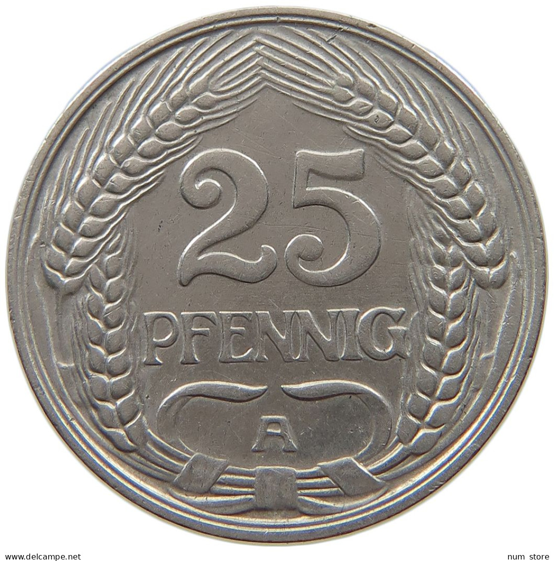 KAISERREICH 25 PFENNIG 1911 A  #a015 0801 - 25 Pfennig