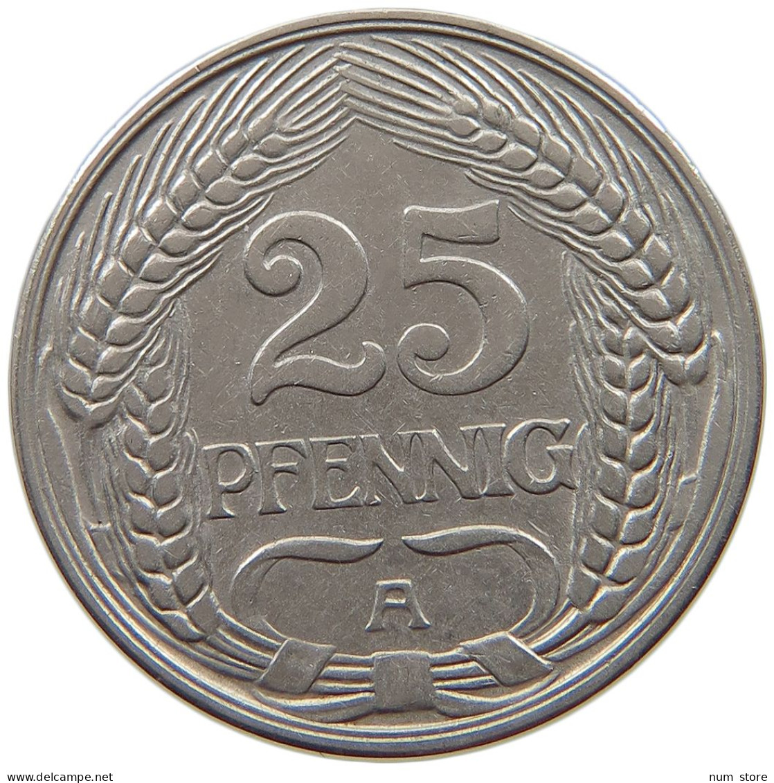 KAISERREICH 25 PFENNIG 1911 A  #a015 0793 - 25 Pfennig