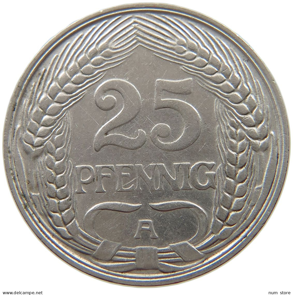 KAISERREICH 25 PFENNIG 1910 A  #s040 0223 - 25 Pfennig