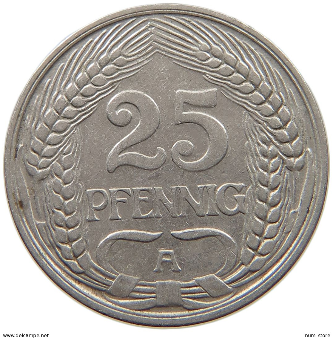 KAISERREICH 25 PFENNIG 1910 A  #c008 0239 - 25 Pfennig