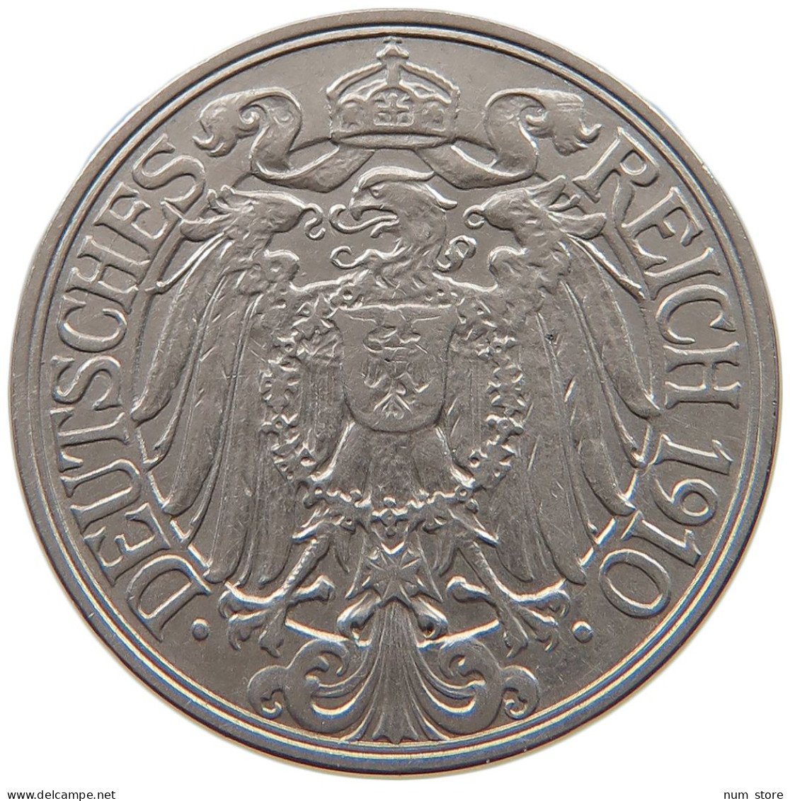 KAISERREICH 25 PFENNIG 1910 A  #a056 0113 - 25 Pfennig