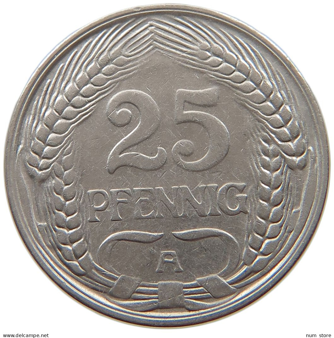 KAISERREICH 25 PFENNIG 1910 A  #a017 0095 - 25 Pfennig