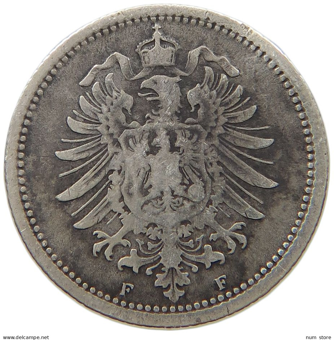 KAISERREICH 20 PFENNIG 1875 F  #a091 0933 - 20 Pfennig