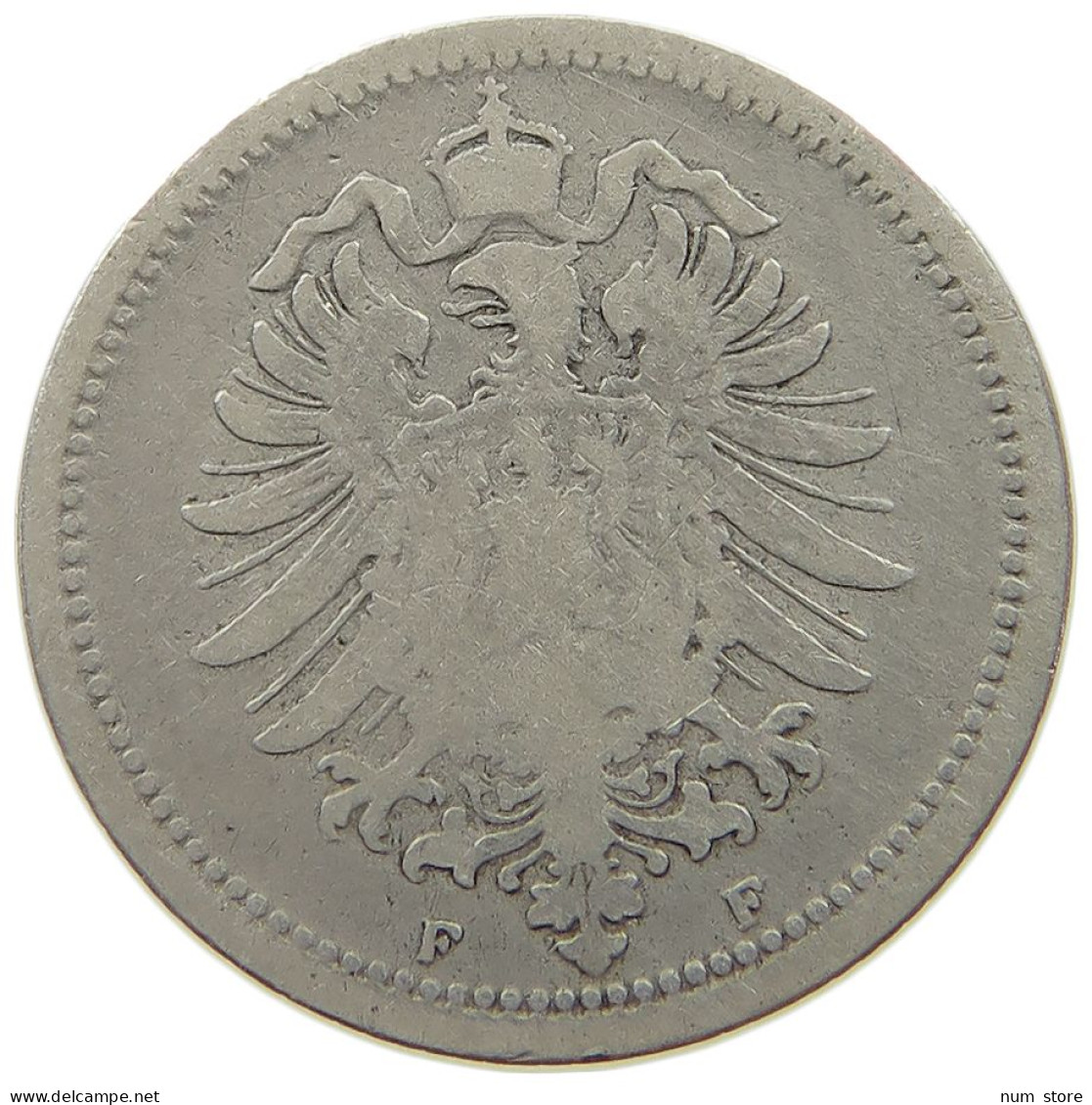 KAISERREICH 20 PFENNIG 1875 F  #a052 0561 - 20 Pfennig