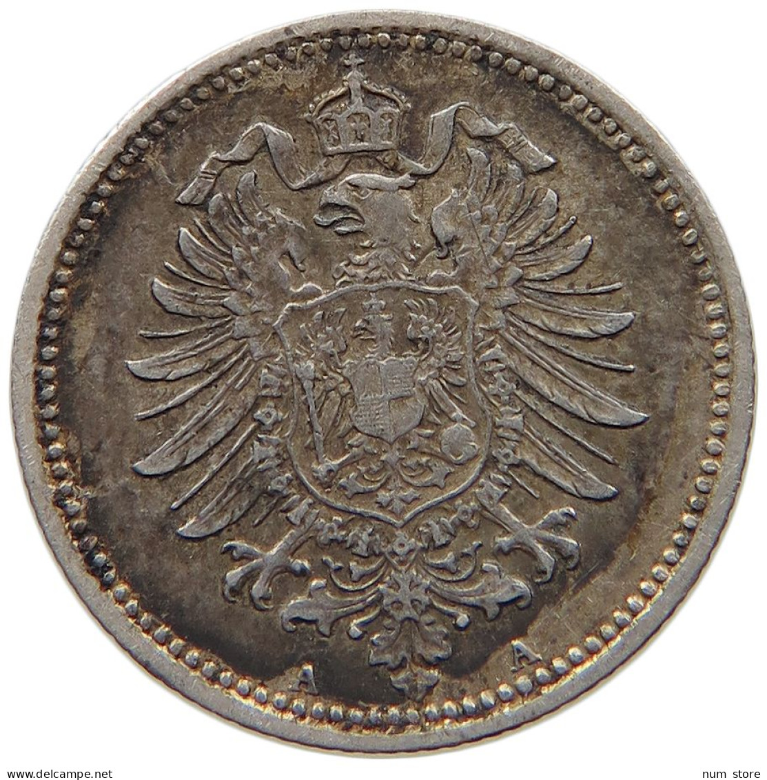 KAISERREICH 20 PFENNIG 1874 A  #c052 0151 - 20 Pfennig