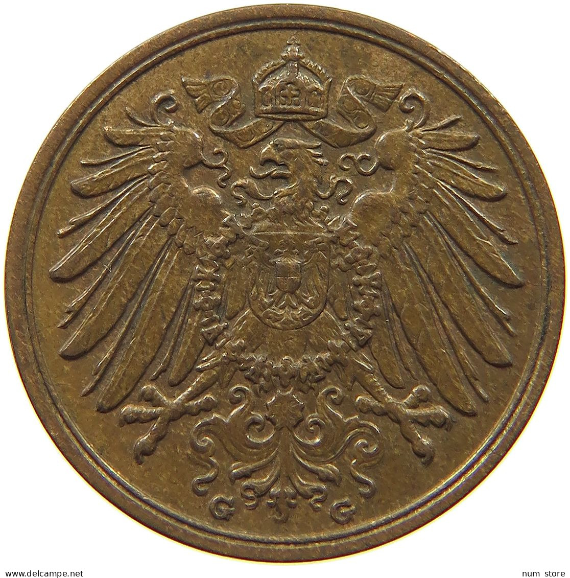 KAISERREICH 2 PFENNIG 1916 G  #s068 0327 - 2 Pfennig