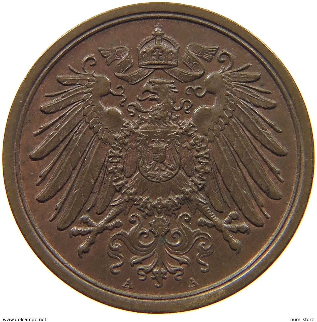 KAISERREICH 2 PFENNIG 1907 A  #c013 0325 - 2 Pfennig