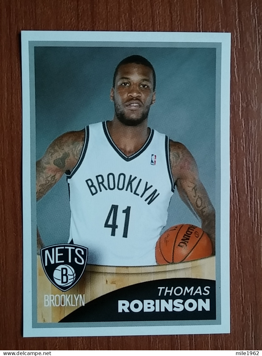 ST 18 - NBA SEASONS 2013-14, Sticker, Autocollant, PANINI, No 33 Thomas Robinson Brooklyn Nets - Books
