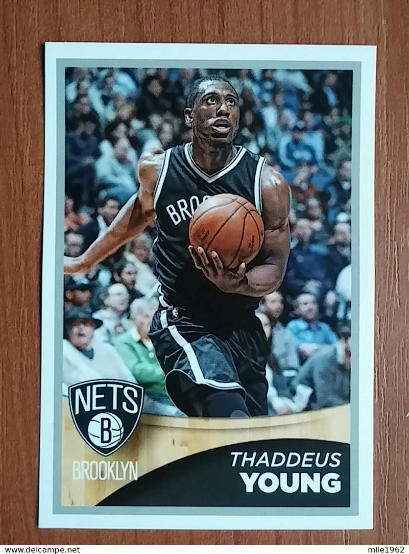 ST 18 - NBA SEASONS 2013-14, Sticker, Autocollant, PANINI, No 31 Thaddeus Young Brooklyn Nets - Books