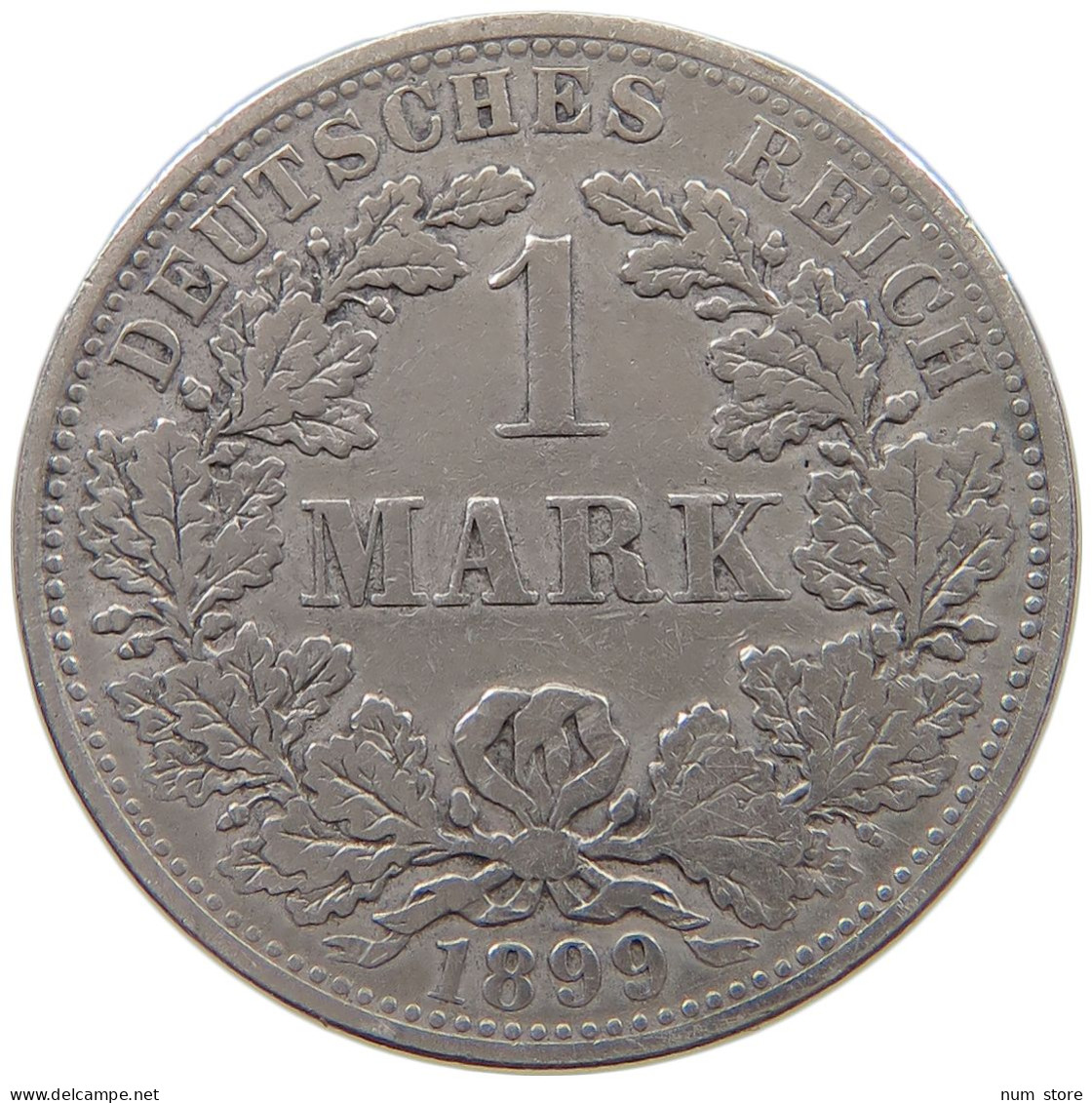 KAISERREICH MARK 1899 A  #a073 0575 - 1 Mark