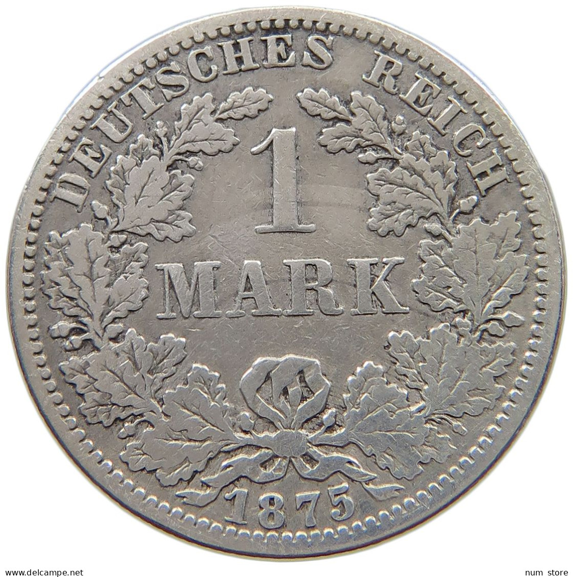 KAISERREICH MARK 1875 A  #a069 0067 - 1 Mark