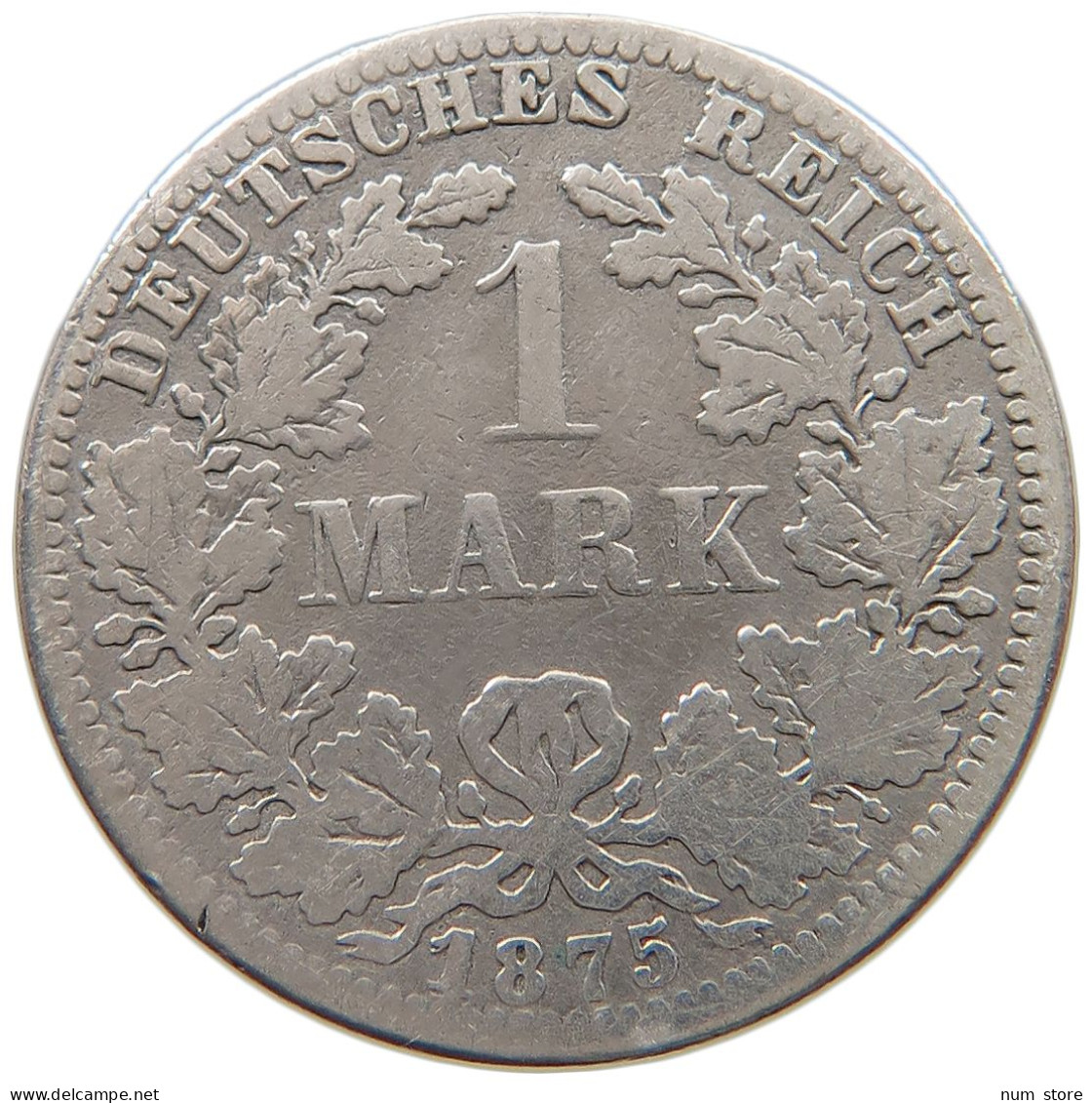 KAISERREICH MARK 1875 A  #a044 0707 - 1 Mark