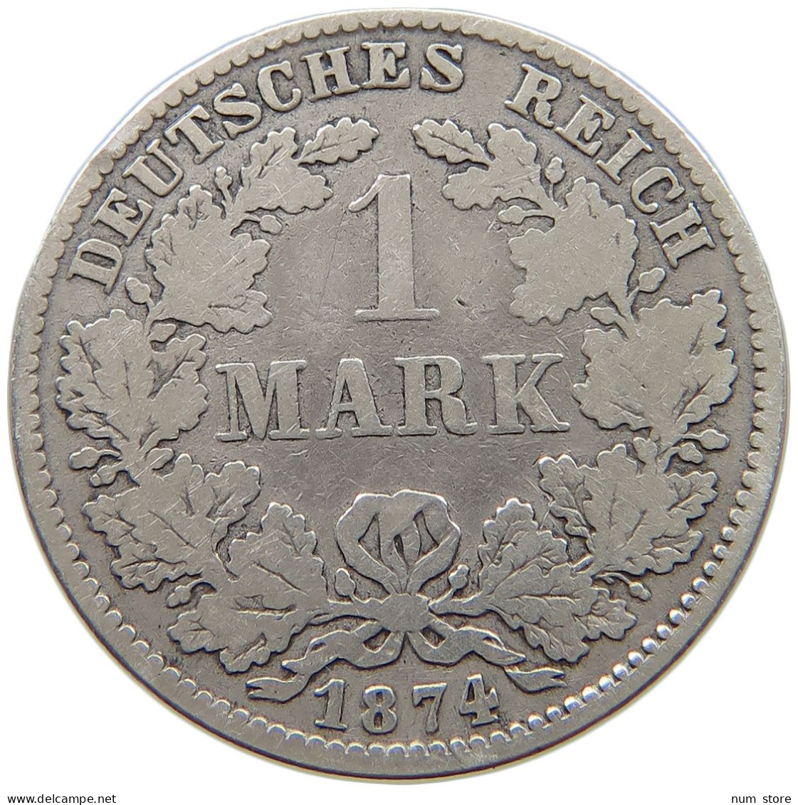 KAISERREICH MARK 1874 H  #a069 0069 - 1 Mark