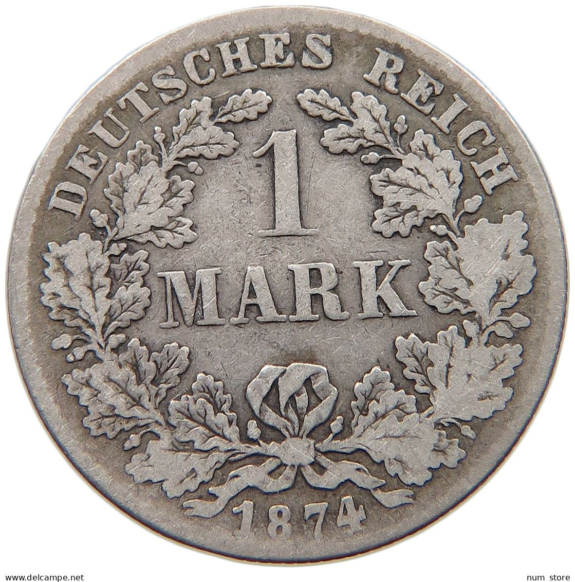 KAISERREICH MARK 1874 G  #s001 0005 - 1 Mark