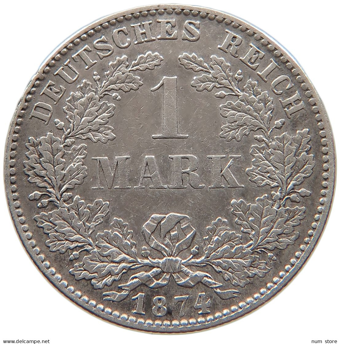 KAISERREICH MARK 1874 D  #t162 0137 - 1 Mark