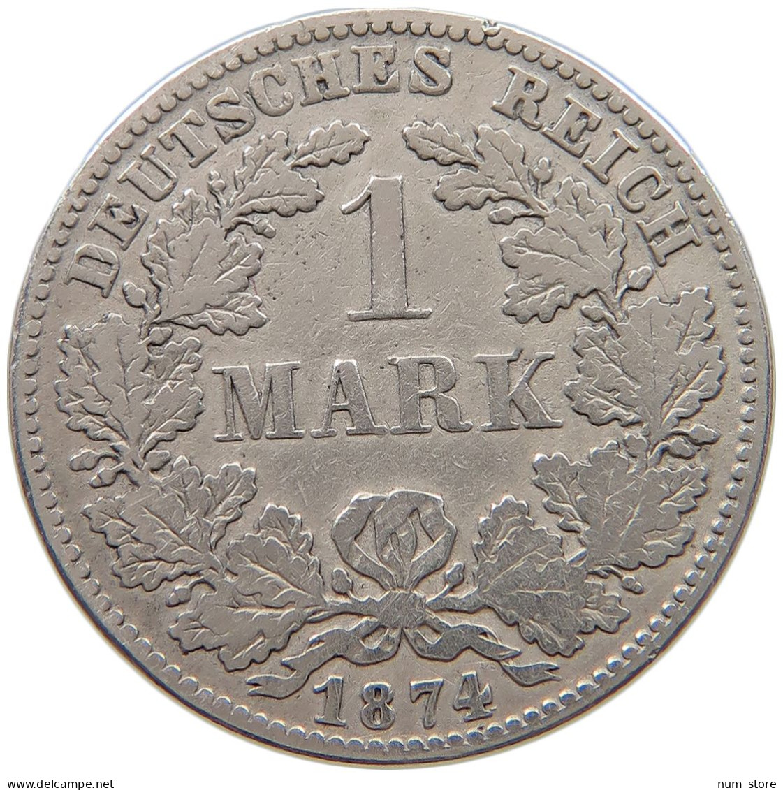 KAISERREICH MARK 1874 D  #a073 0531 - 1 Mark