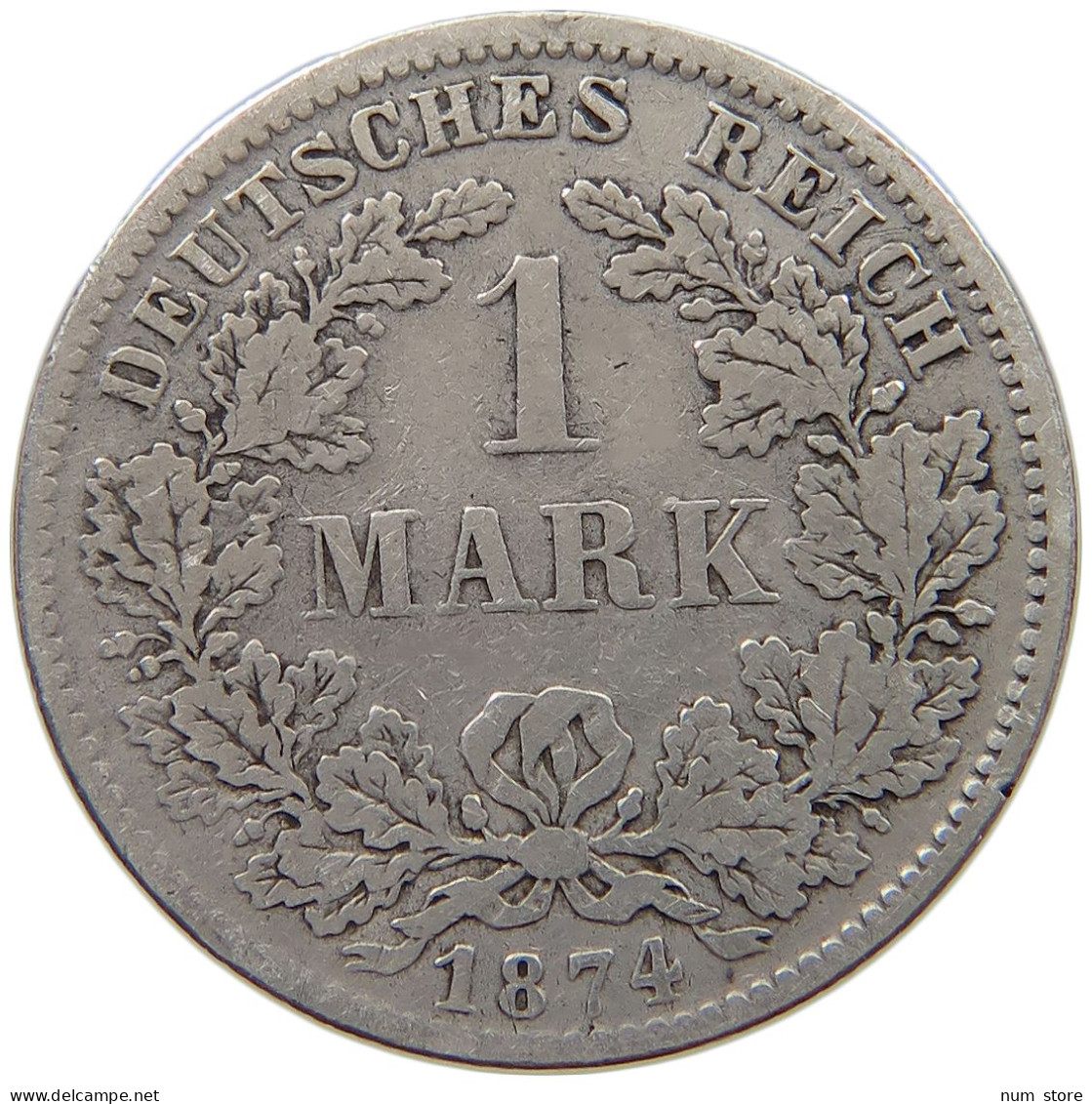 KAISERREICH MARK 1874 D  #a082 0361 - 1 Mark