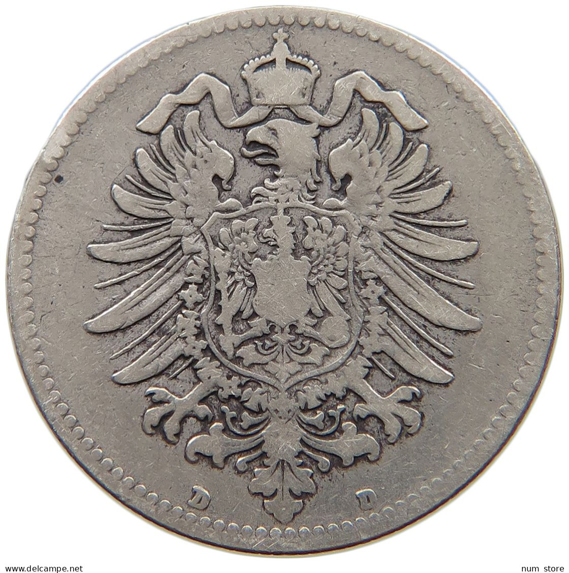 KAISERREICH MARK 1874 D  #a081 0431 - 1 Mark