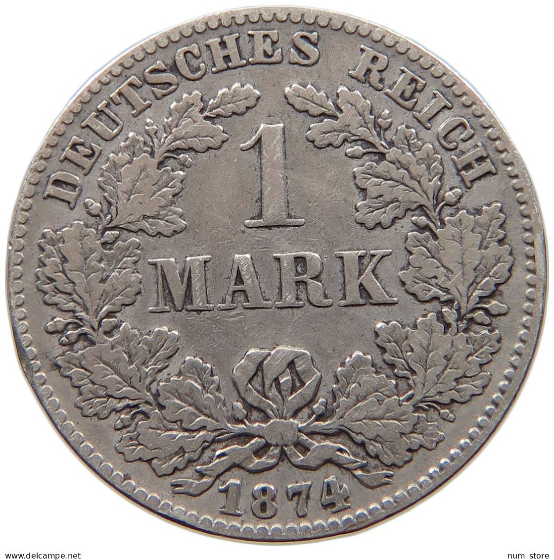 KAISERREICH MARK 1874 C  #a081 0379 - 1 Mark