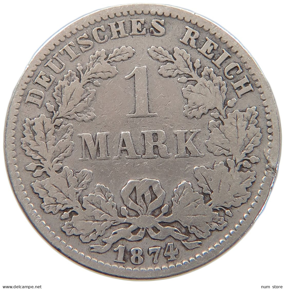 KAISERREICH MARK 1874 D  #a044 0435 - 1 Mark