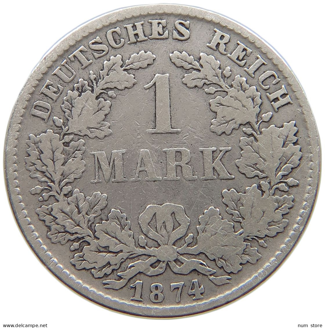 KAISERREICH MARK 1874 D  #a069 0043 - 1 Mark