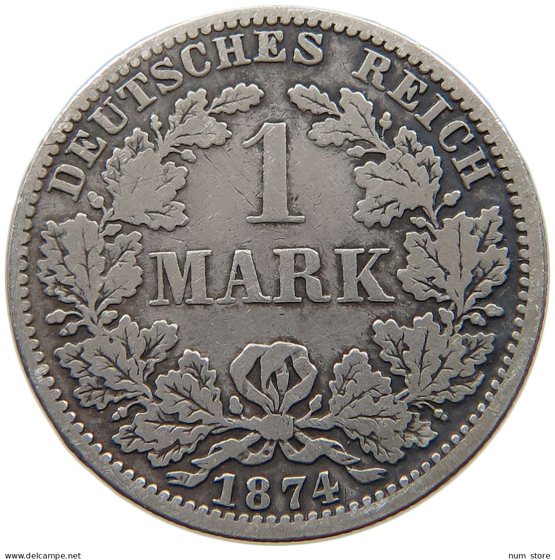 KAISERREICH MARK 1874 A  #a081 0541 - 1 Mark